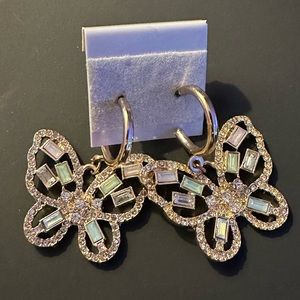 Gold Butterly Earrings